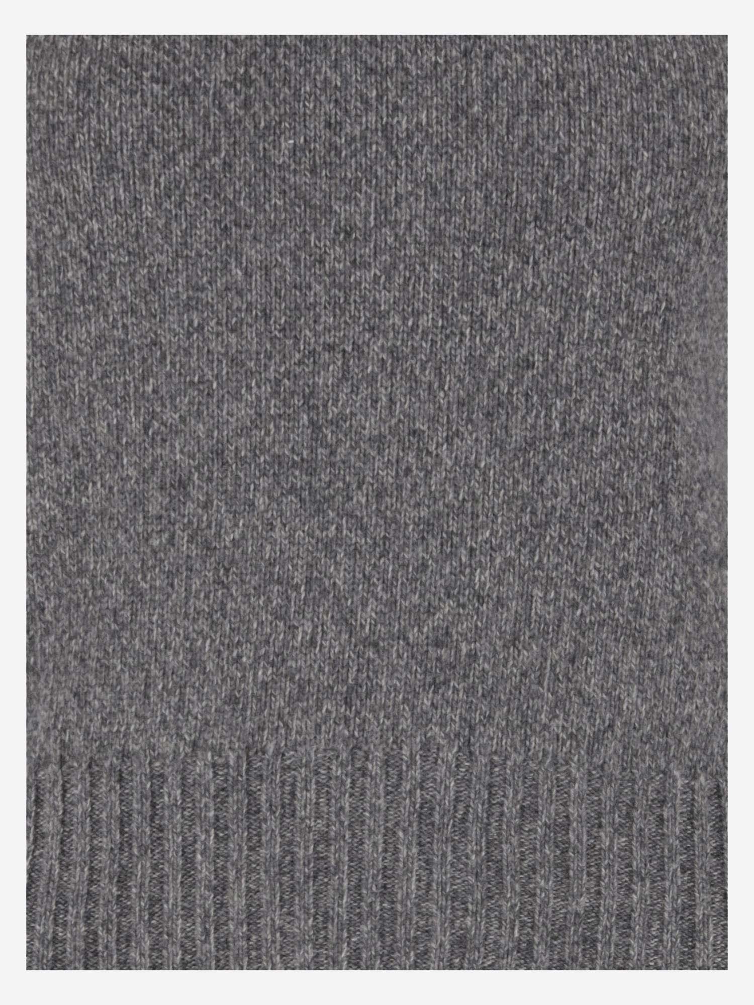 AMI ALEXANDRE MATTIUSSI AMI PARIS AMI DE COEUR LOGO EMBROIDERED KNITTED JUMPER