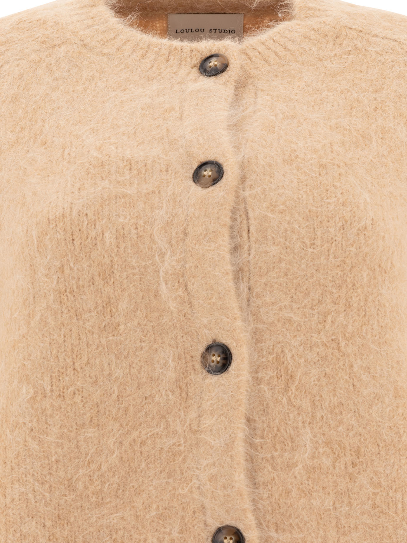 Loulou Studio "arsen" Crew Neck Cardigan