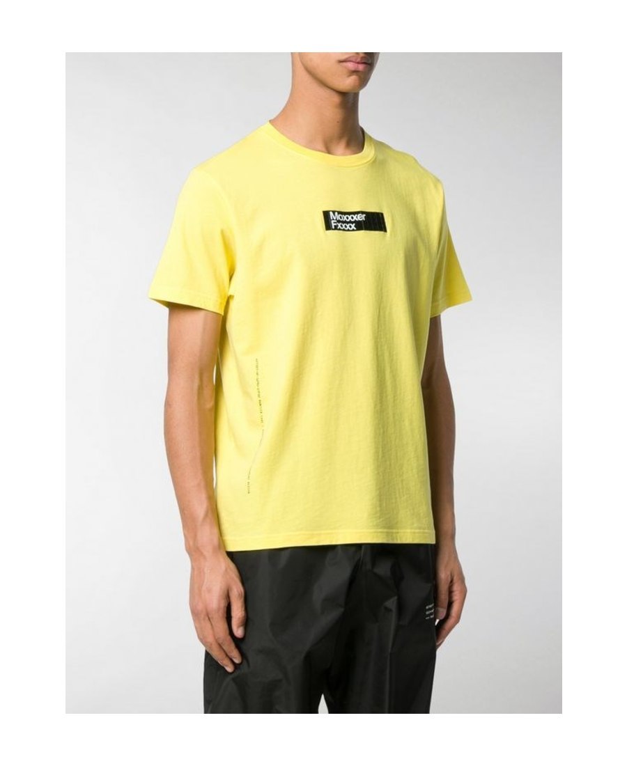 Moncler Hiroshi Fujiwara Cooperation Series Logo Printed T-shirt In Yellow