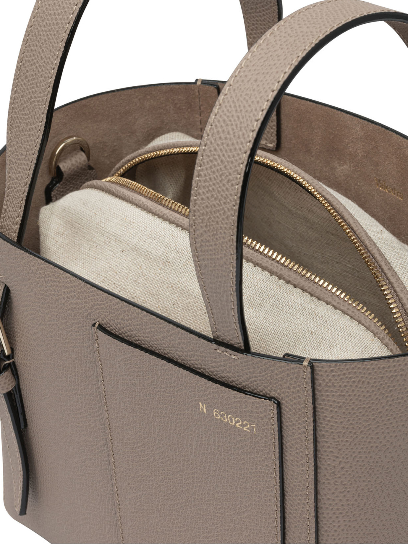 Valextra Soft Micro Handbags In Nude