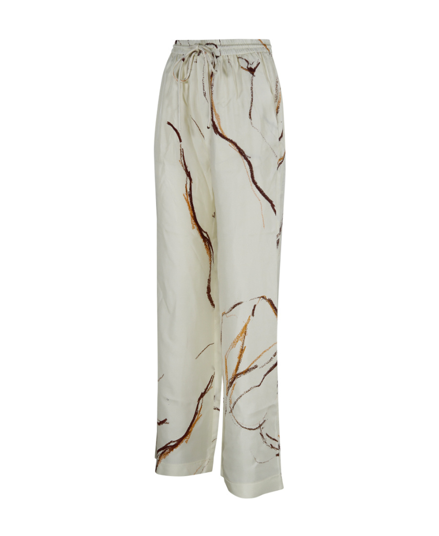 Nanushka Drawstring Wide-leg Trousers In Nude