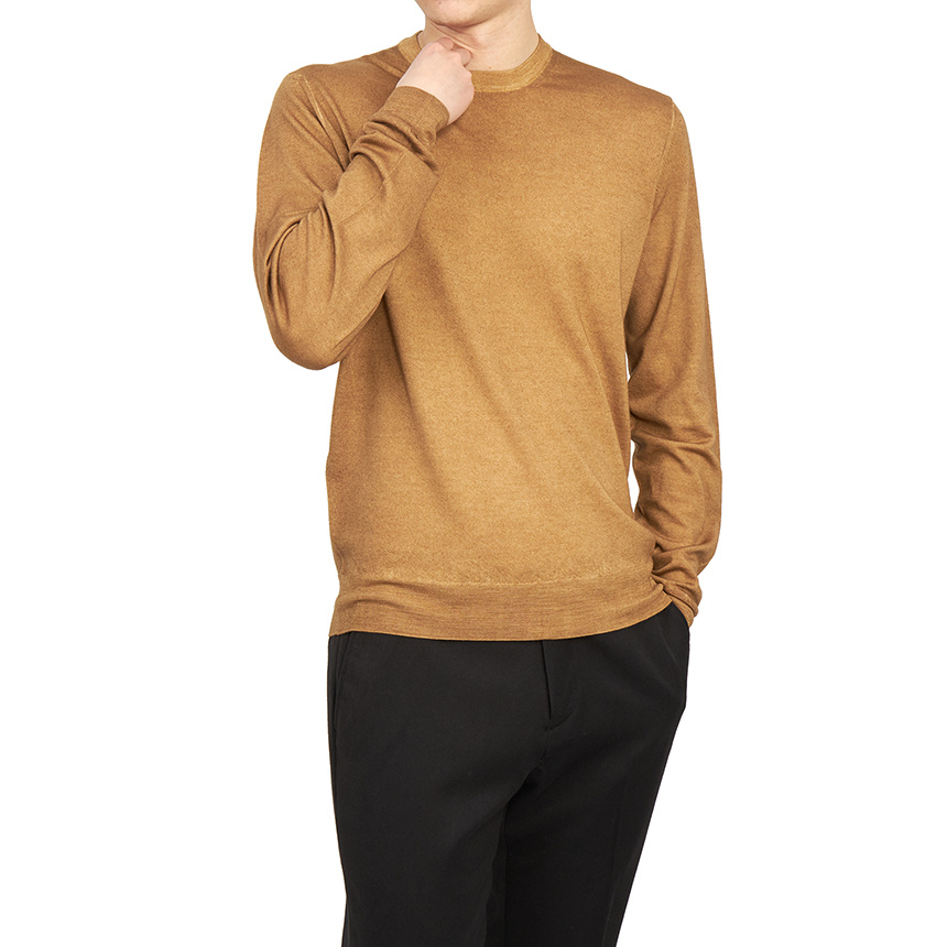 DRUMOHR CREW-NECK MERINO WOOL JUMPER