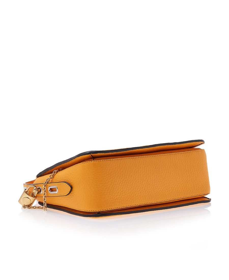 Mulberry Billie Grained Crossbody Bag In Orange