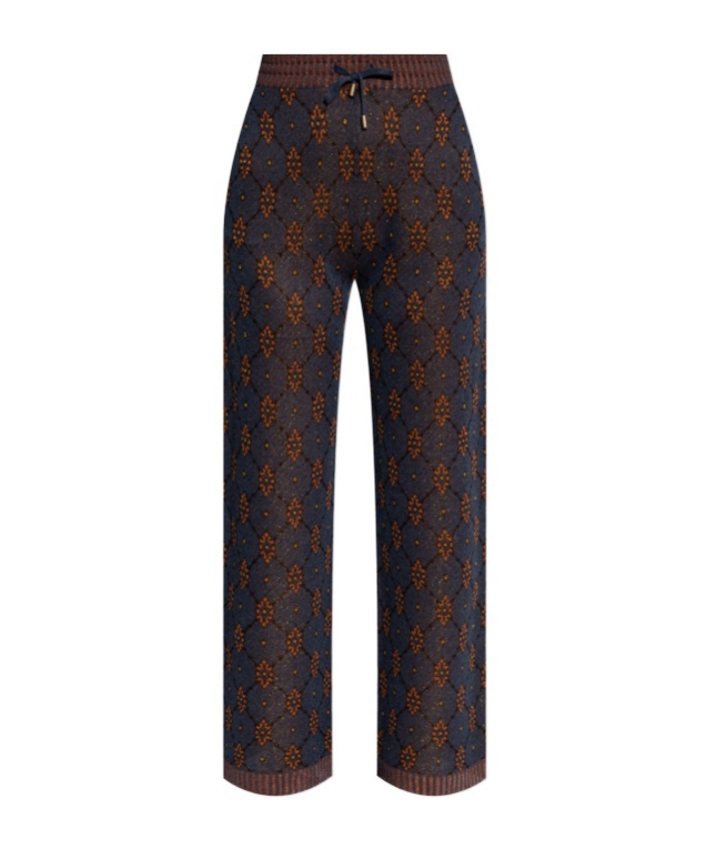 Etro Knit Jogging Trousers With Motif