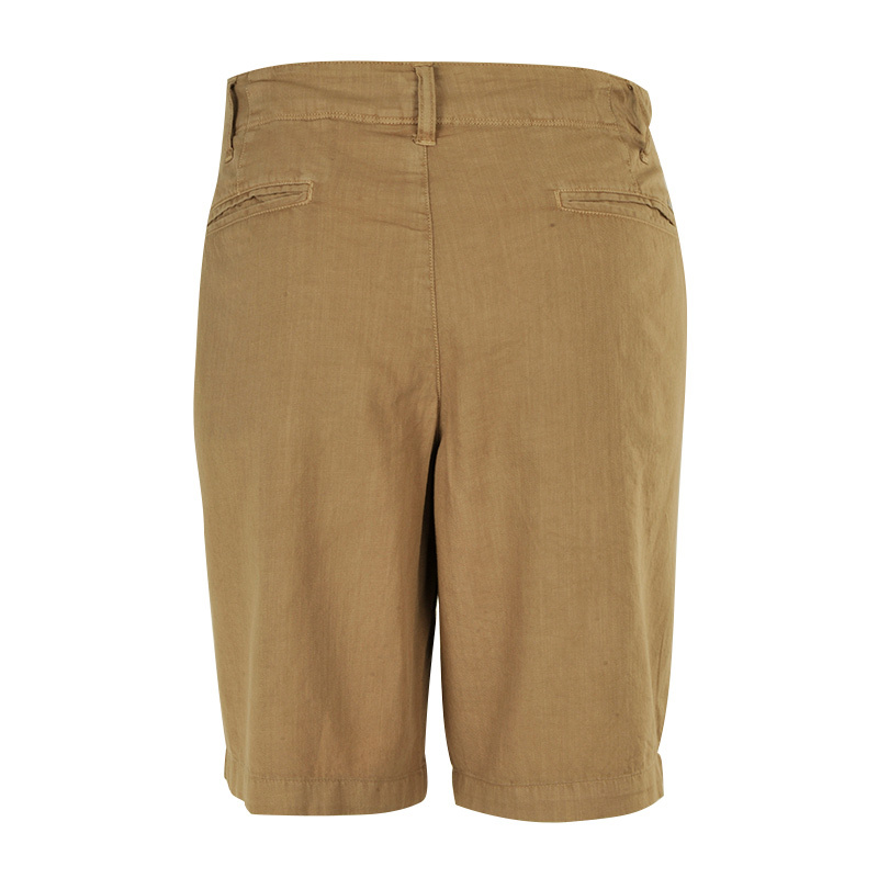 Armani Jeans Straight Shorts In Brown