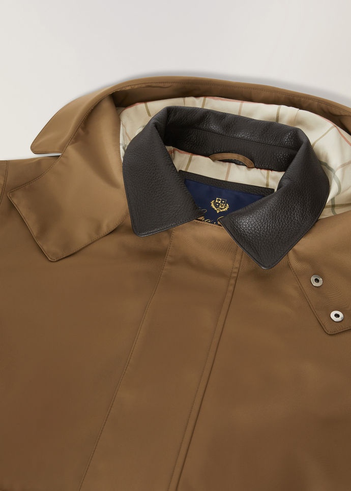 Loro Piana Hooded Casual Jacket In Smoky Tree Color
