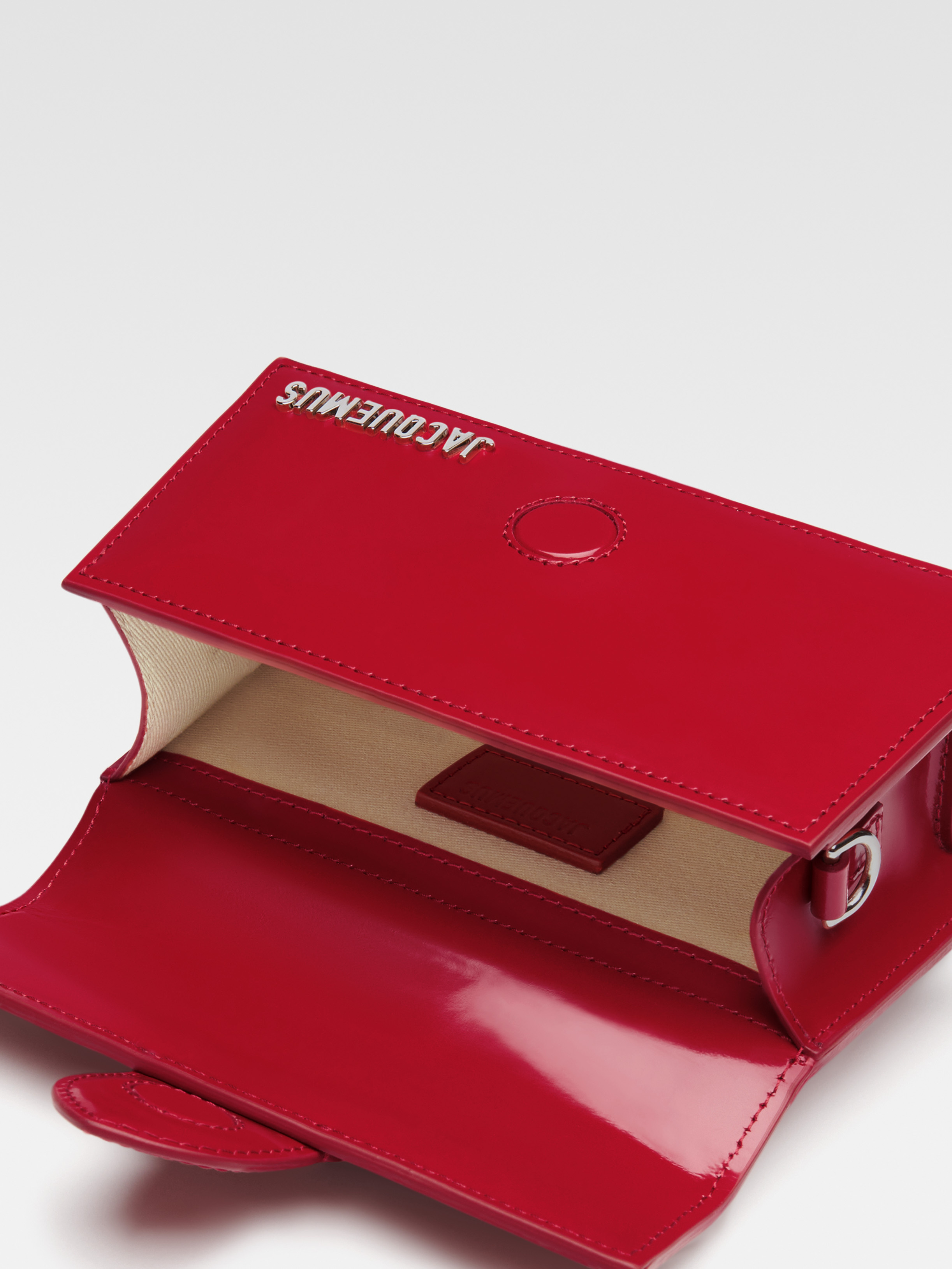Jacquemus Le Bambino Small Flap Bag In Red