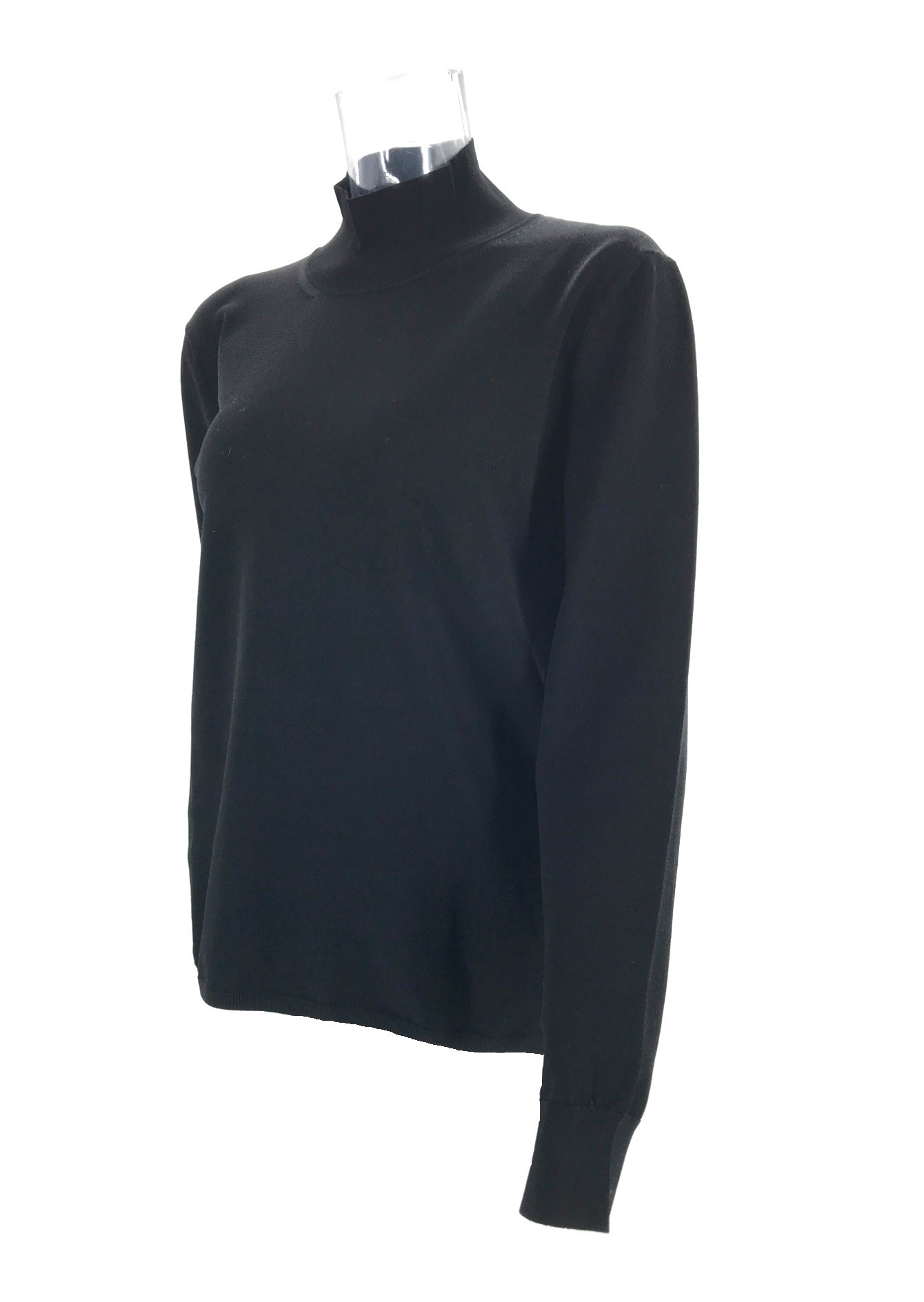 Max Mara Long-sleeved Sweater In Black