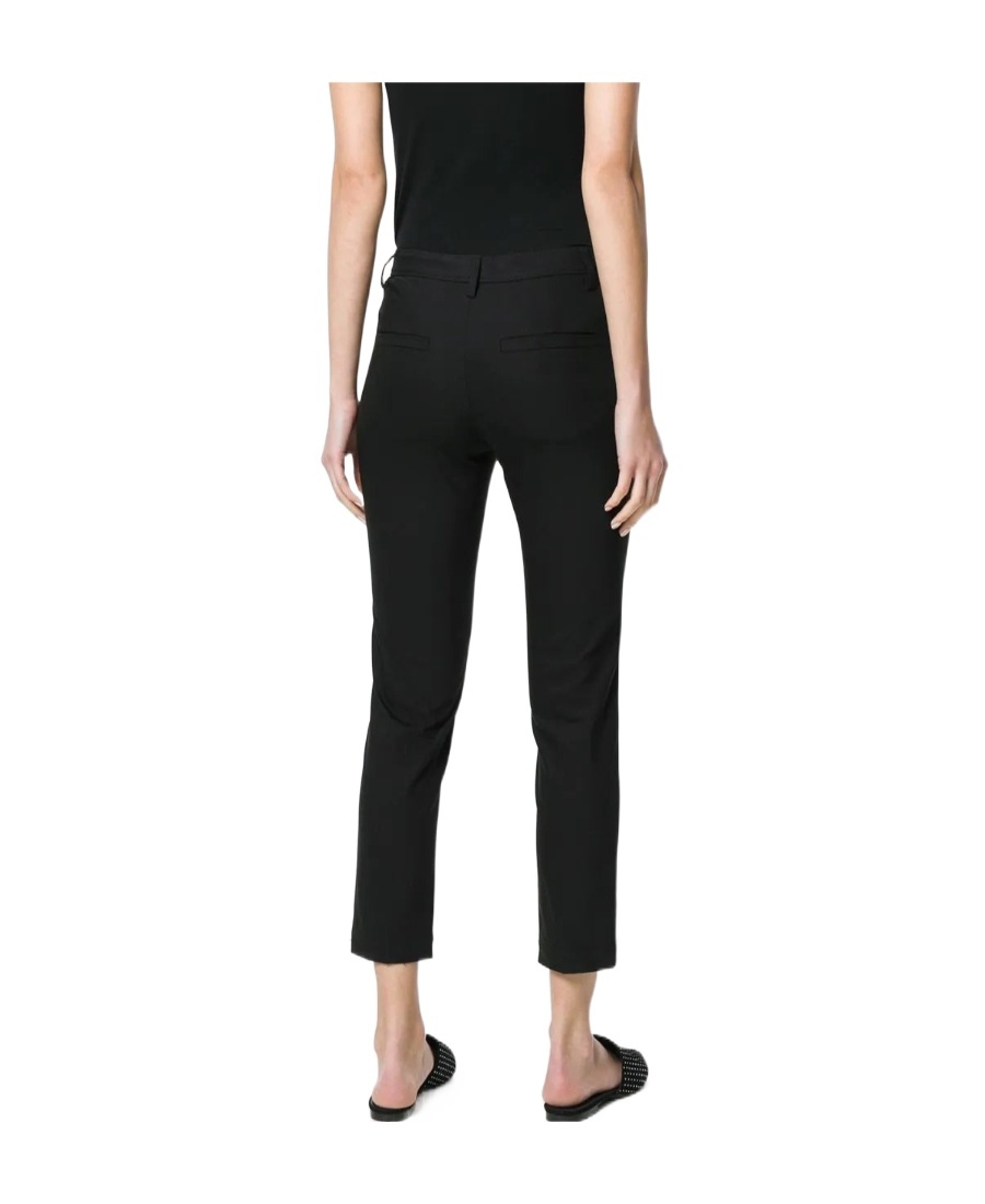 Brunello Cucinelli Slim Fit Trousers With Belt Loops And Side Pockets In Black
