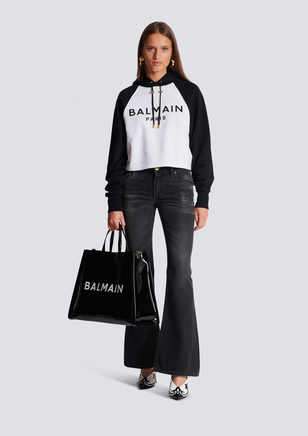 Balmain Sweatshirt Damen Farbe Weiss In White