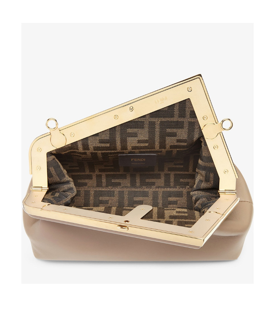 Fendi First Small Bag In Nude