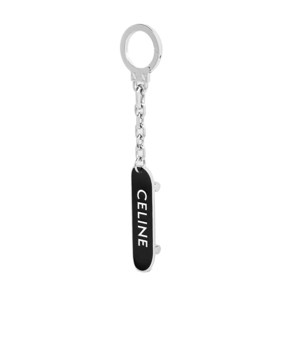 Celine Logo Skateboard Pendant In Black