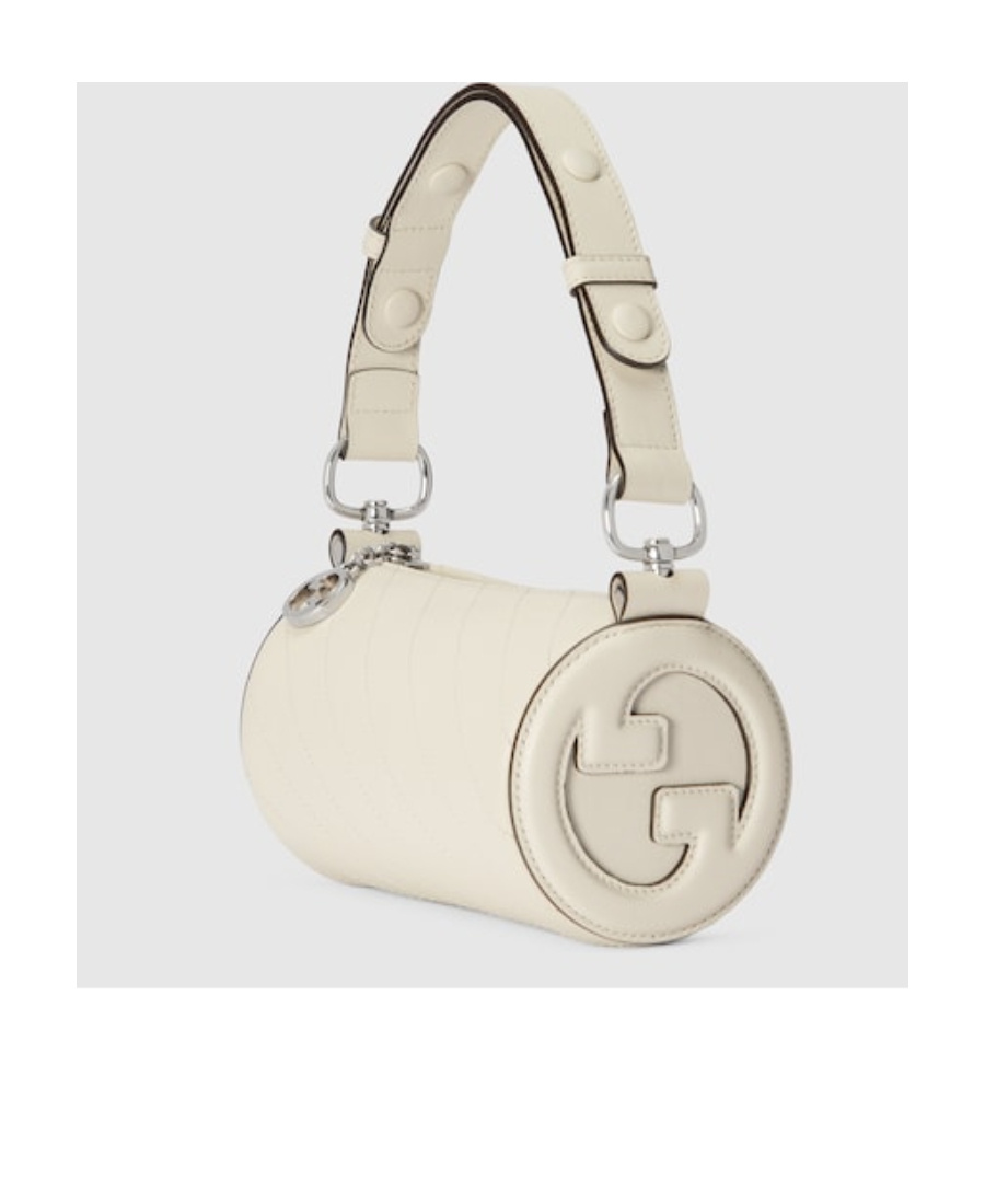 Gucci Small Blondie Shoulder Bag In White