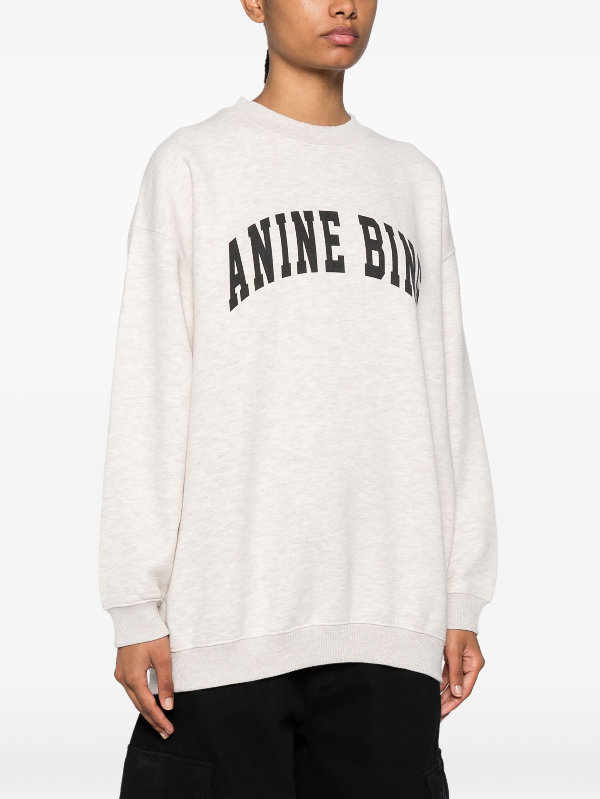 ANINE BING LOGO-PRINT SWEATSHIRT