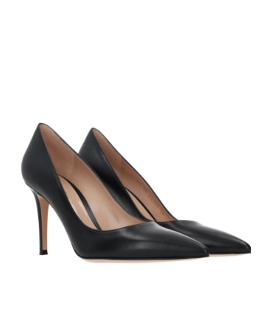 Gianvito Rossi Pointed Toe High Heeled Pumps In Black