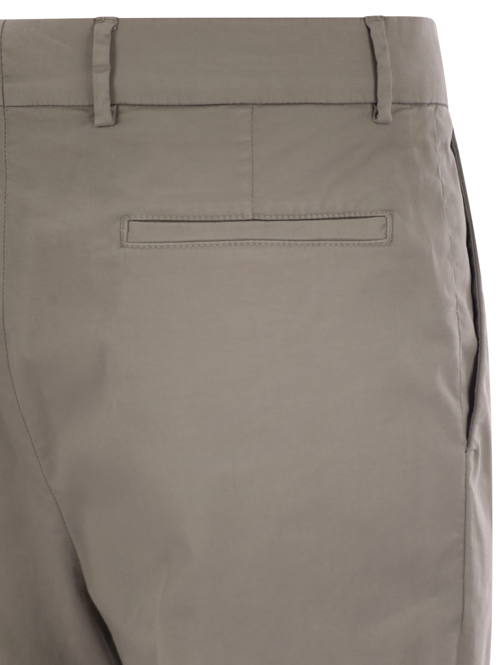 Brunello Cucinelli Belt-loop Casual Pants In Gray