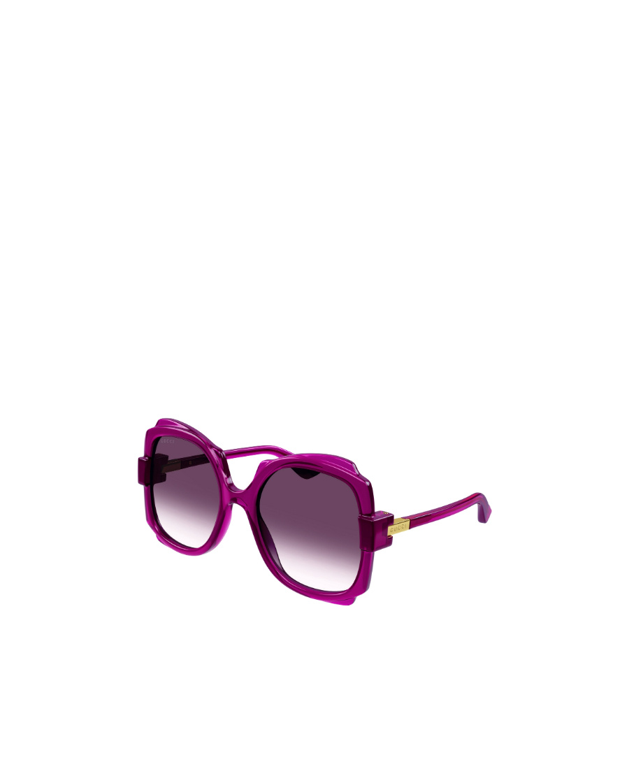 Gucci Square-frame Gradient Sunglasses In Purple