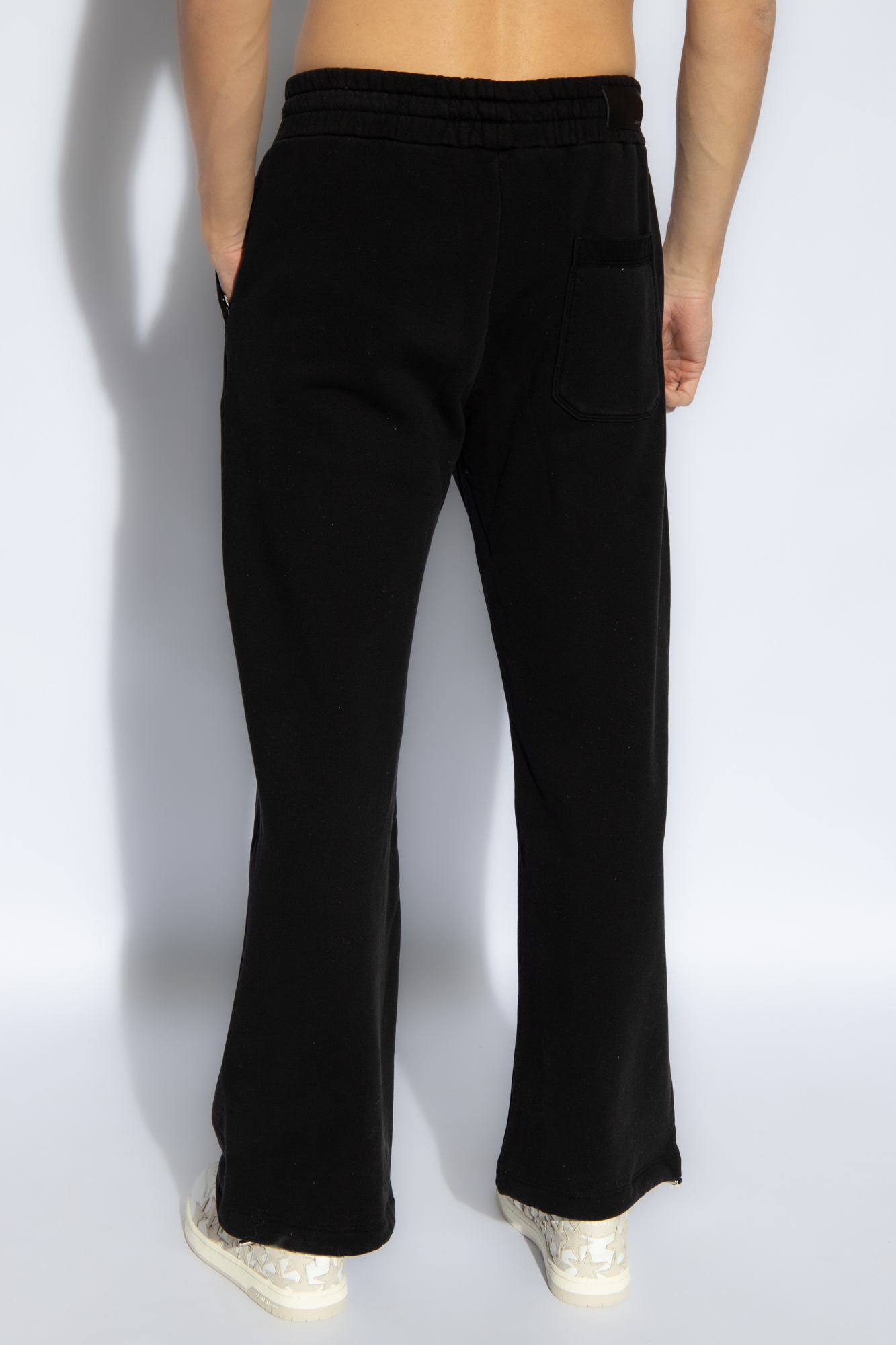 Amiri Flocked-logo Cotton Track Pants