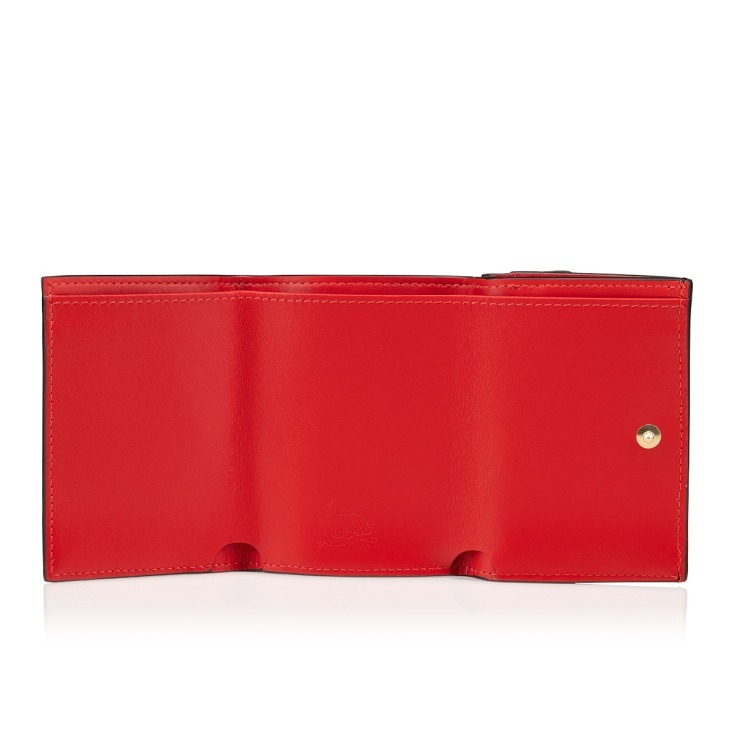 Christian Louboutin Loubi54 Mini Wallet In Black