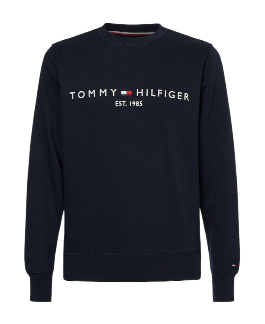 Tommy Hilfiger Logo Sweatshirt In Black