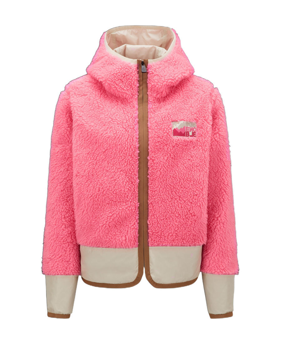 MONCLER TEDDY ZIP-UP HOODIE