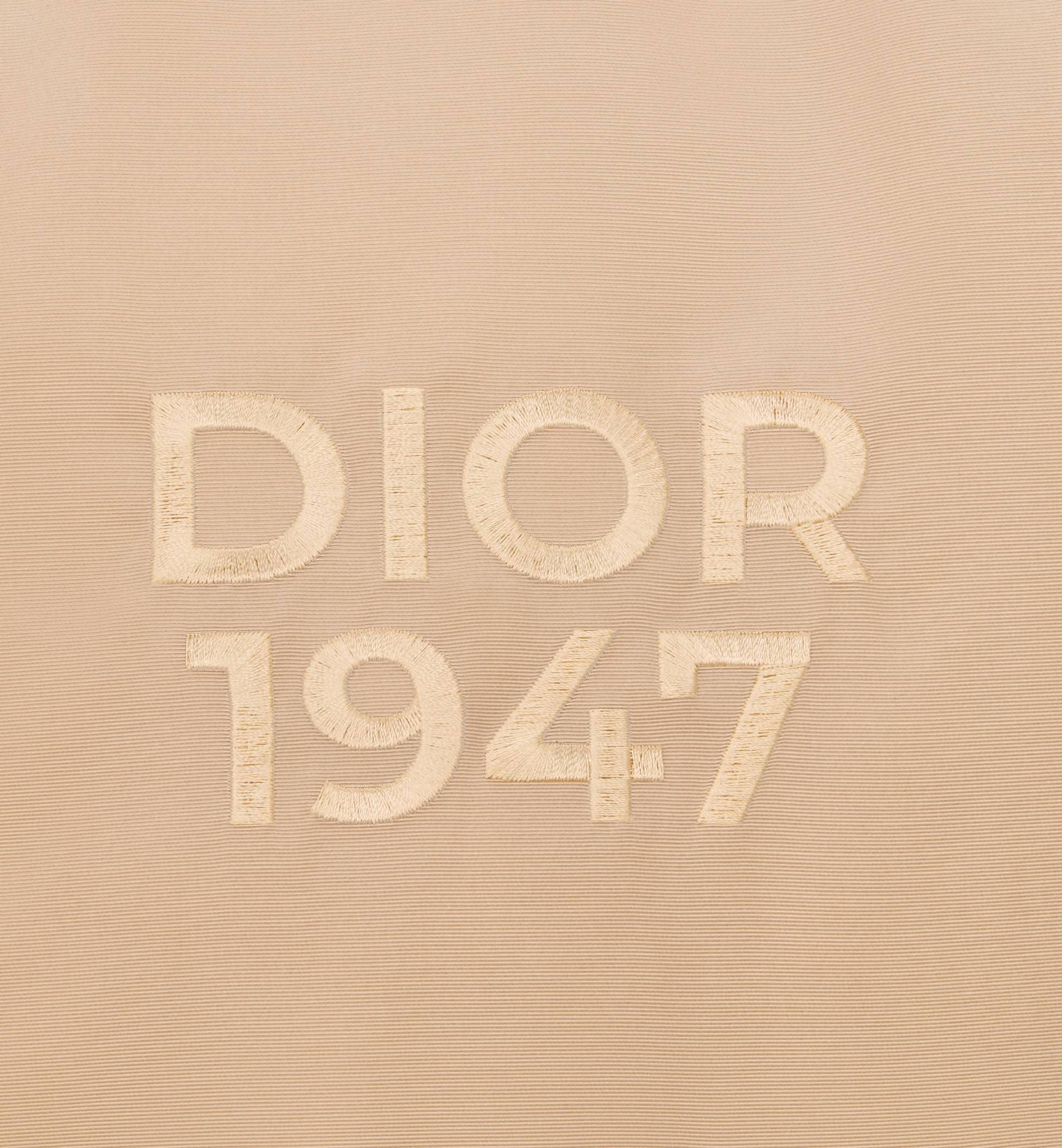 Shop Dior Homme Zip-up Long-sleeved Jacket In Nude