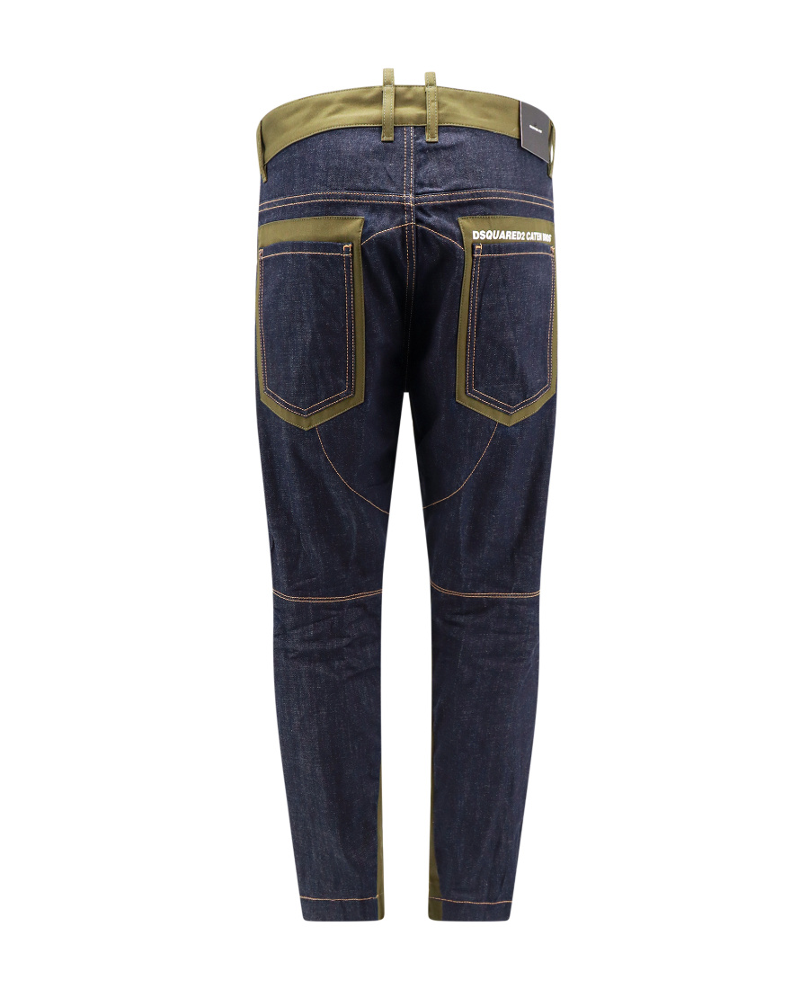 Shop Dsquared2 Caten Bros Skipper Slim Cut Trousers In White