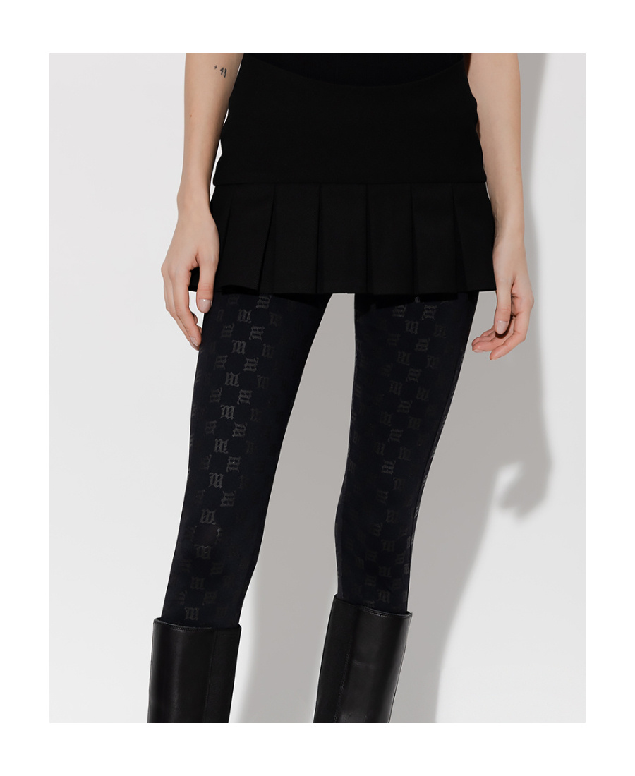 Misbhv Trinity Pleated Miniskirt In Black