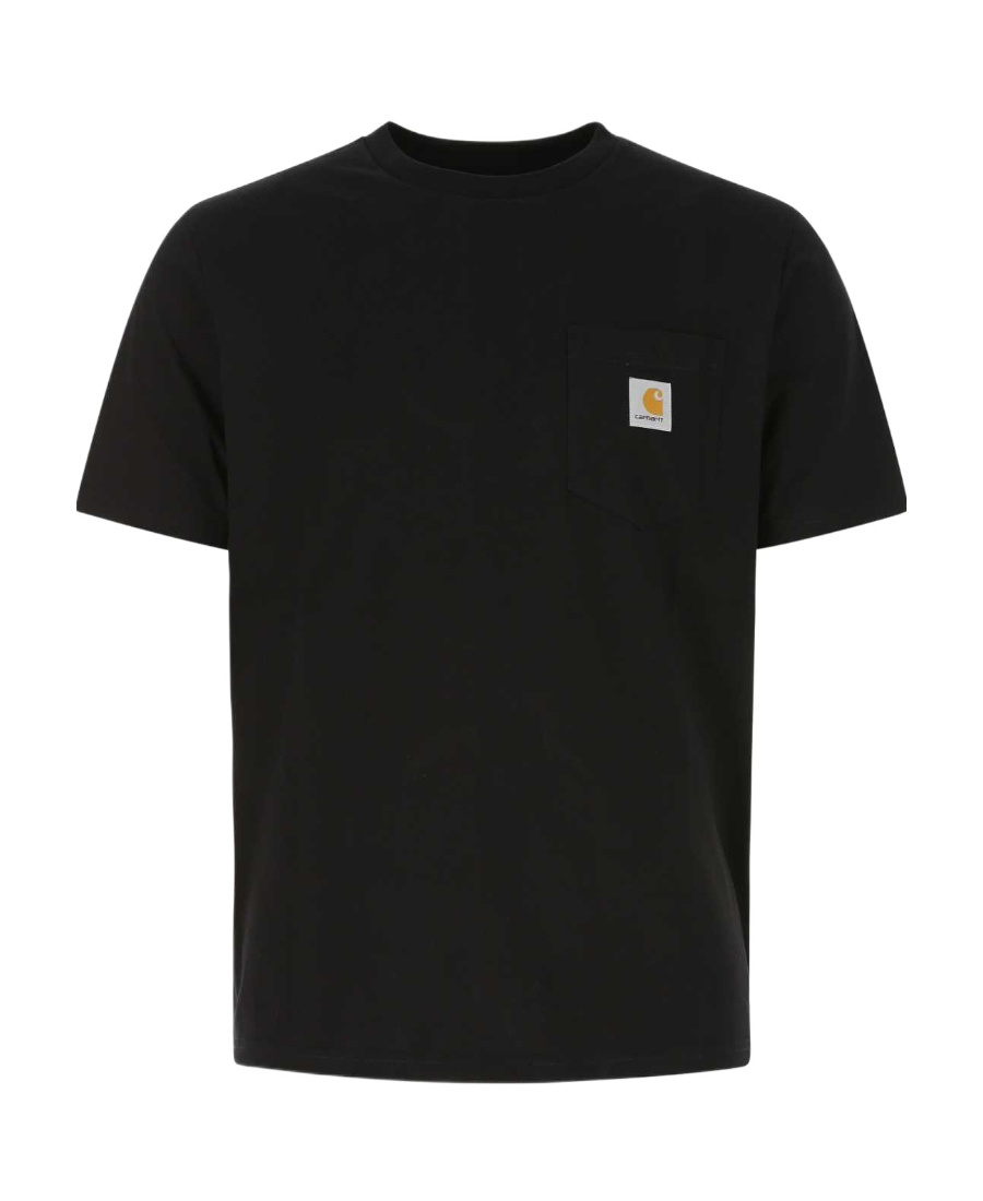 Carhartt Loose Fit Heavyweight Short Sleeve Pocket T-shirt In Black