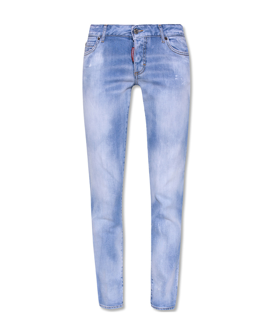 Dsquared2 Mid-rise Skinny Jeans In Blue