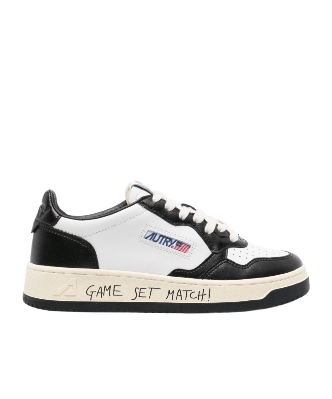Autry Medalist Low Sneakers Gold In Black