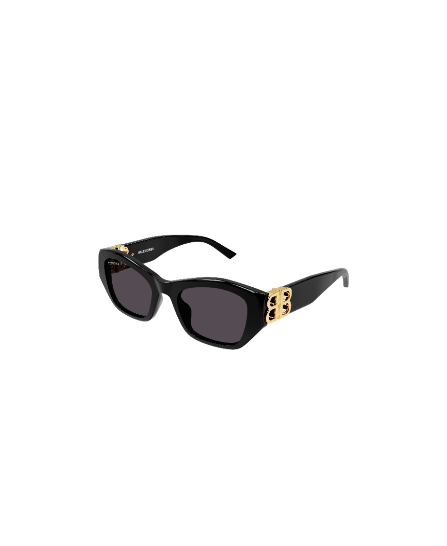 Balenciaga Eyewear Rectangular Frame Sunglasses In Black