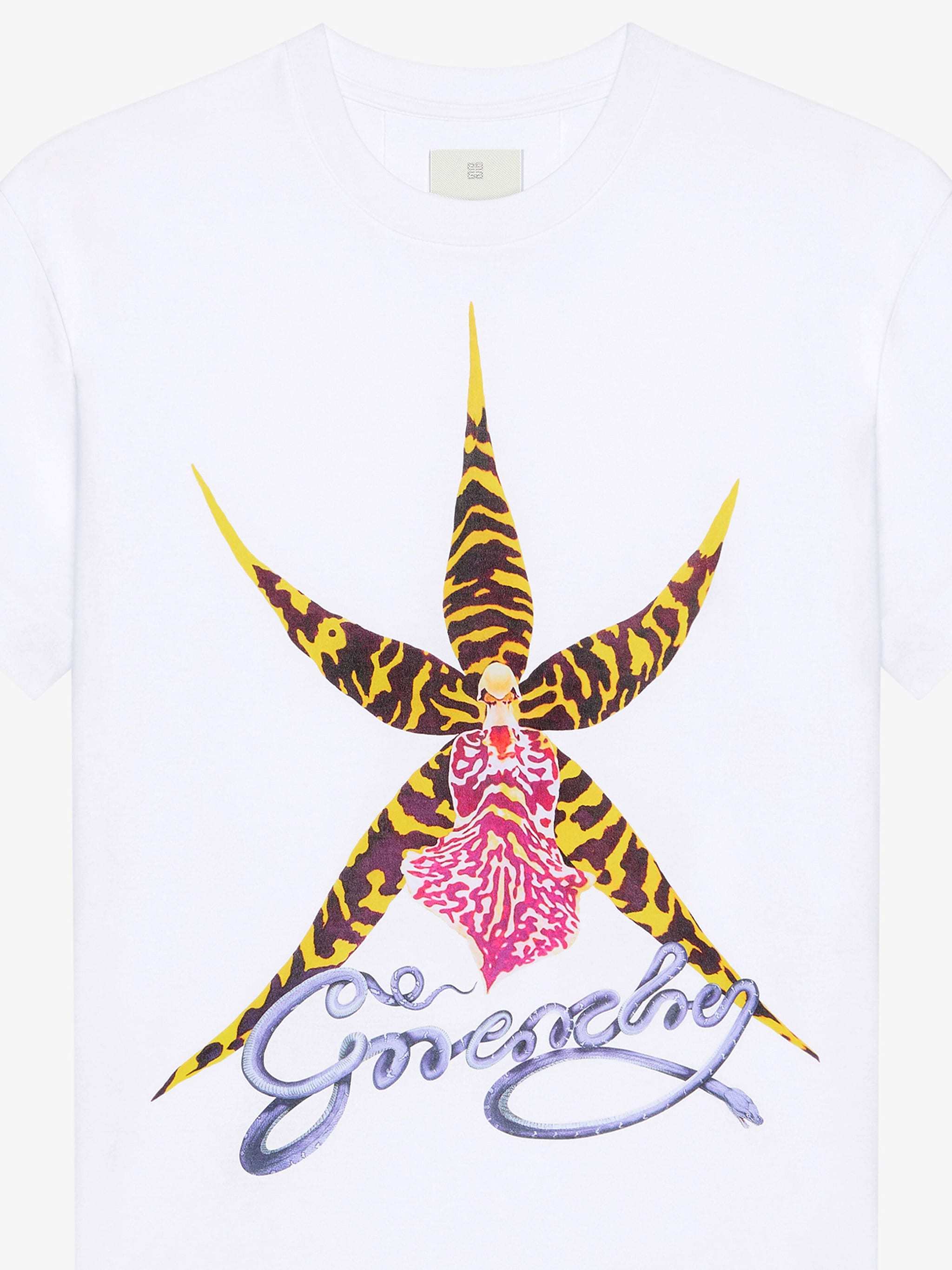 Givenchy Printed Cotton Oversized T-shirt In White