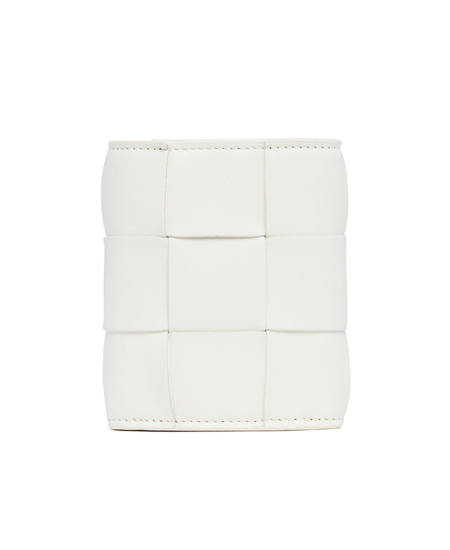 Bottega Veneta Logo Wallet In White