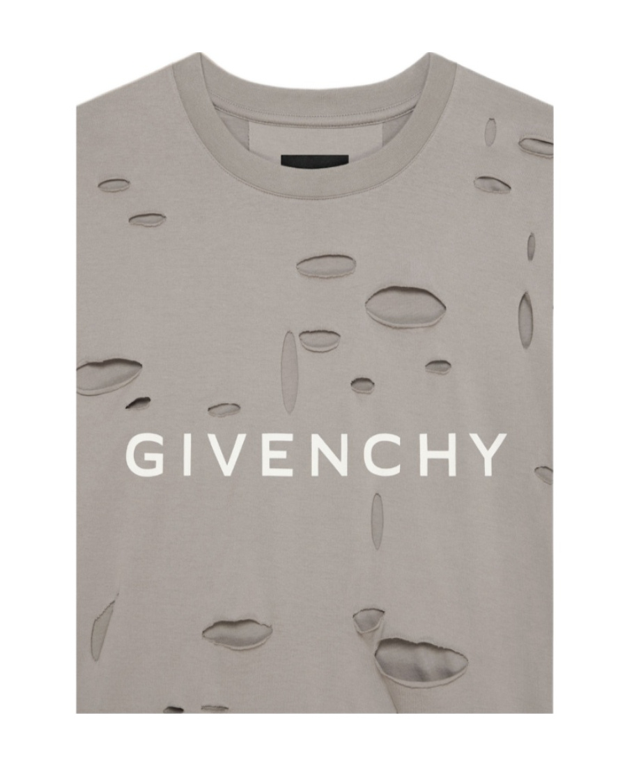 Givenchy Oversized Crew Neck T-shirt In Nude