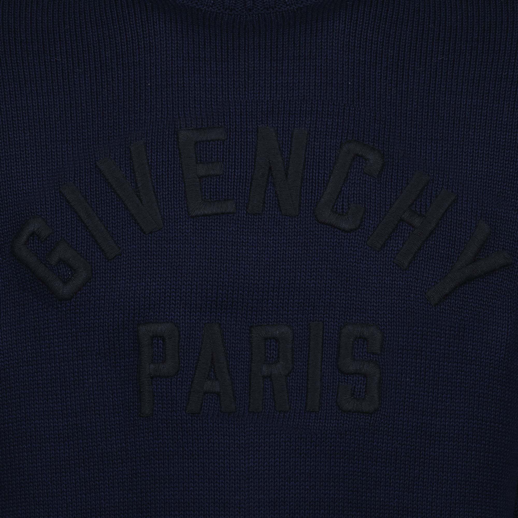 Givenchy Ribbed Turtleneck Jumper Cuffs Hem In Black