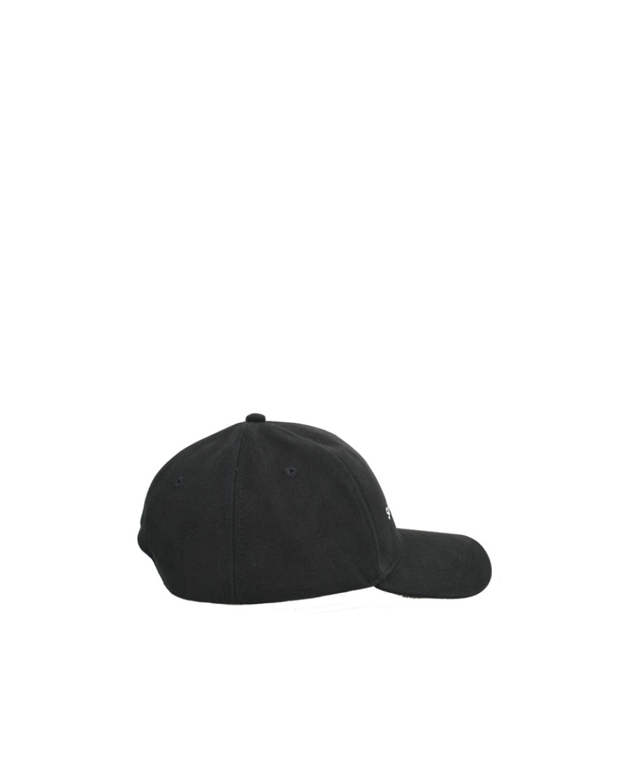 Palm Angels Logo Hat In Black
