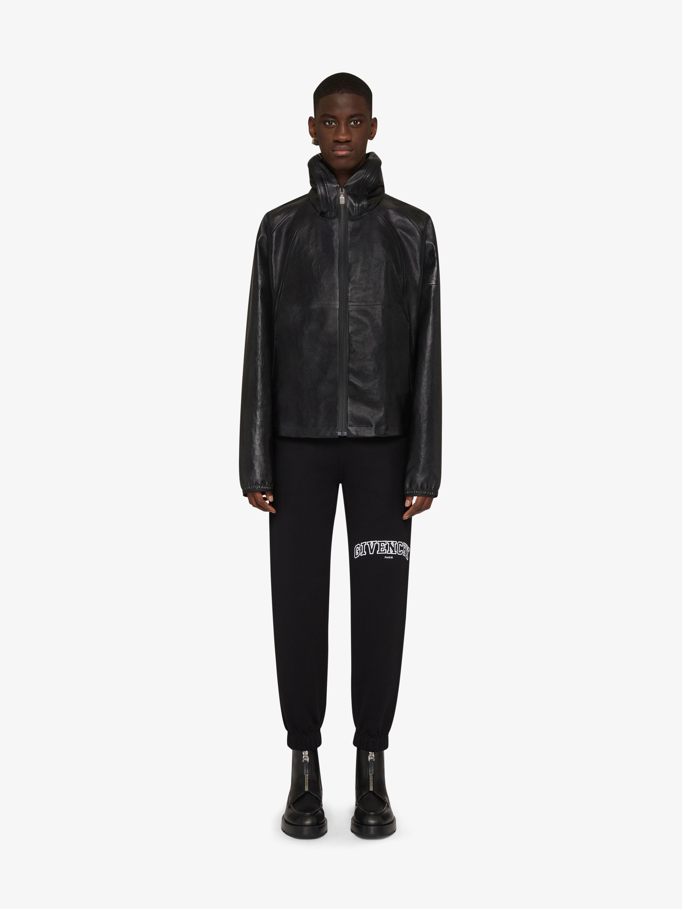 Givenchy Logo-embroidered Tapered Sweatpants In Black