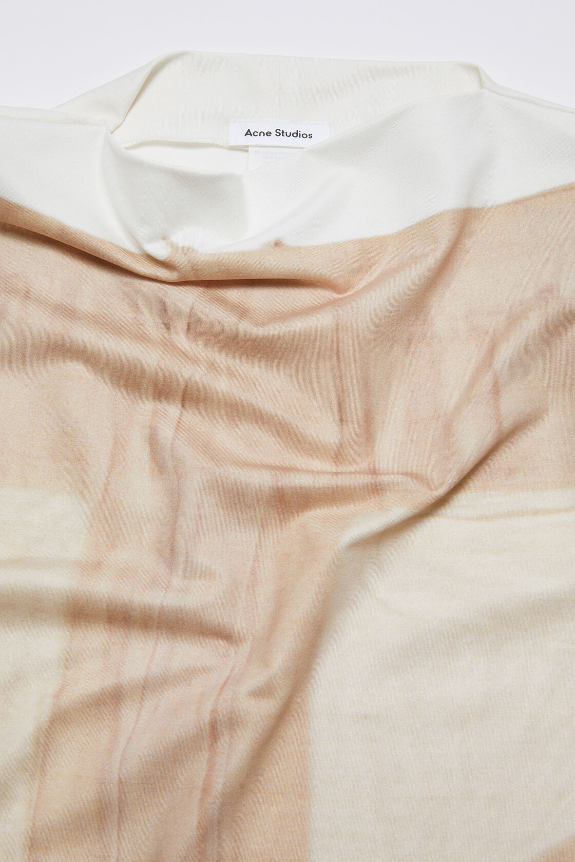 Acne Studios Mock-neck Maxi Dress In Nude
