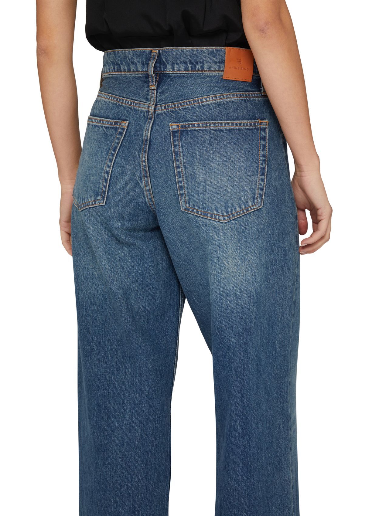 ANINE BING JEANS WITH BELT LOOPS
