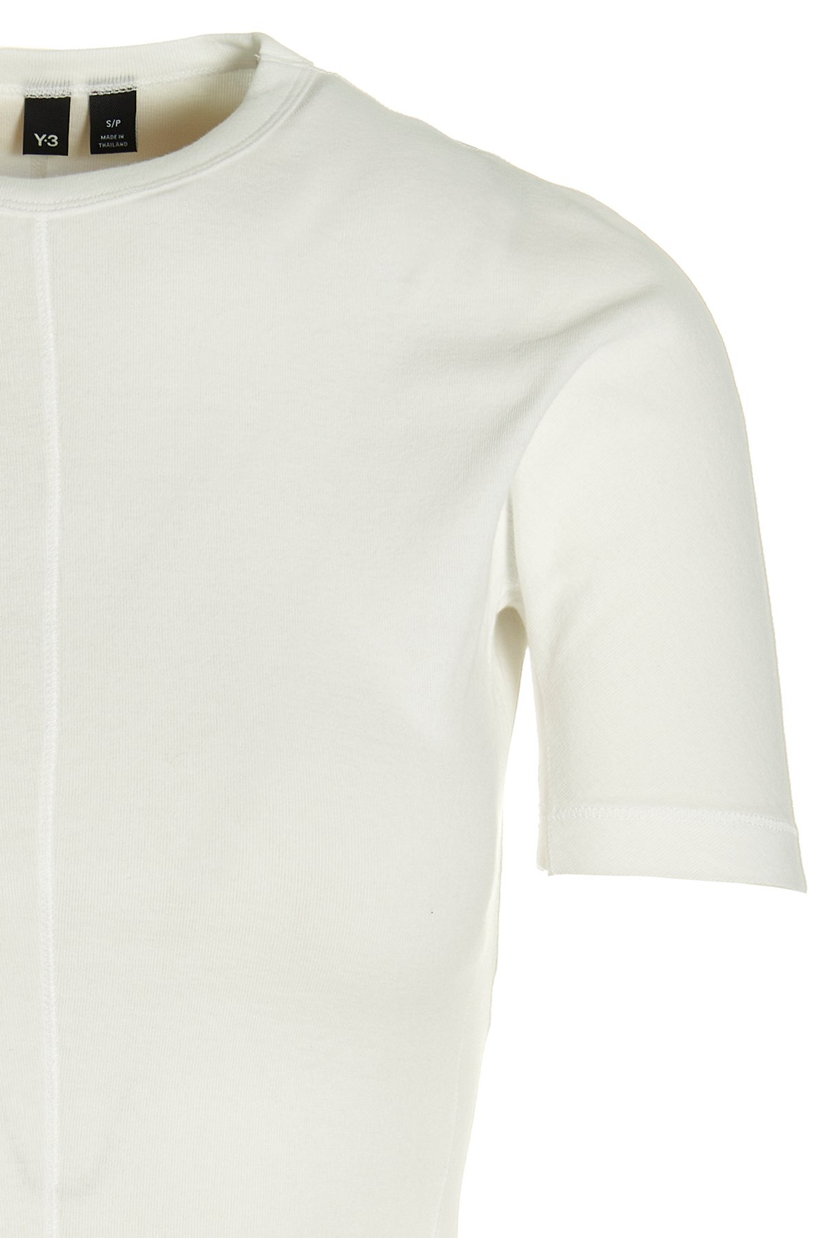 Y-3 Logo-print Fitted Top In White