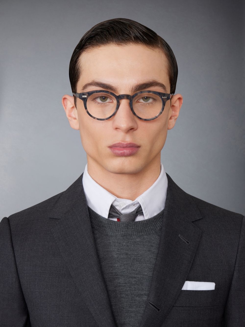 Thom Browne Pantos-frame Glasses In Gray