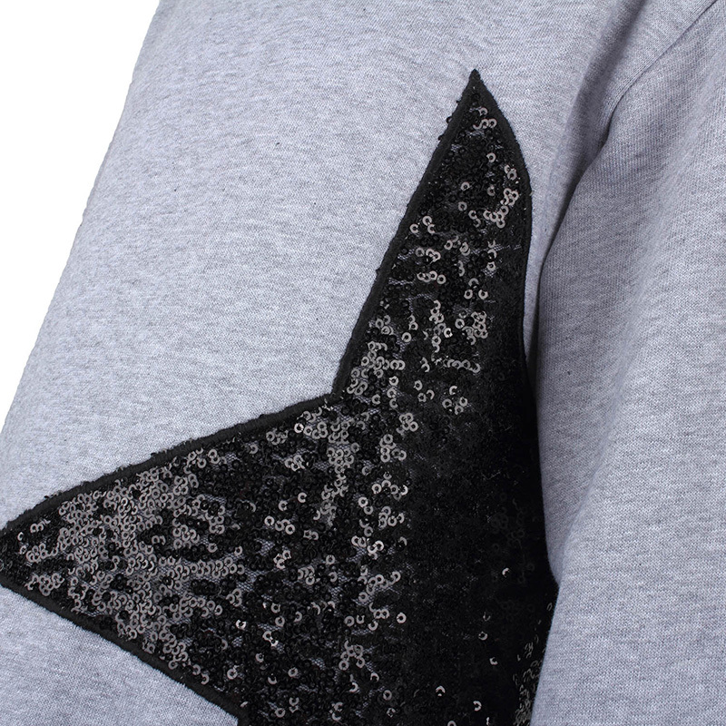 MSGM ROUND COLLAR LONG SLEEVE SWEATER