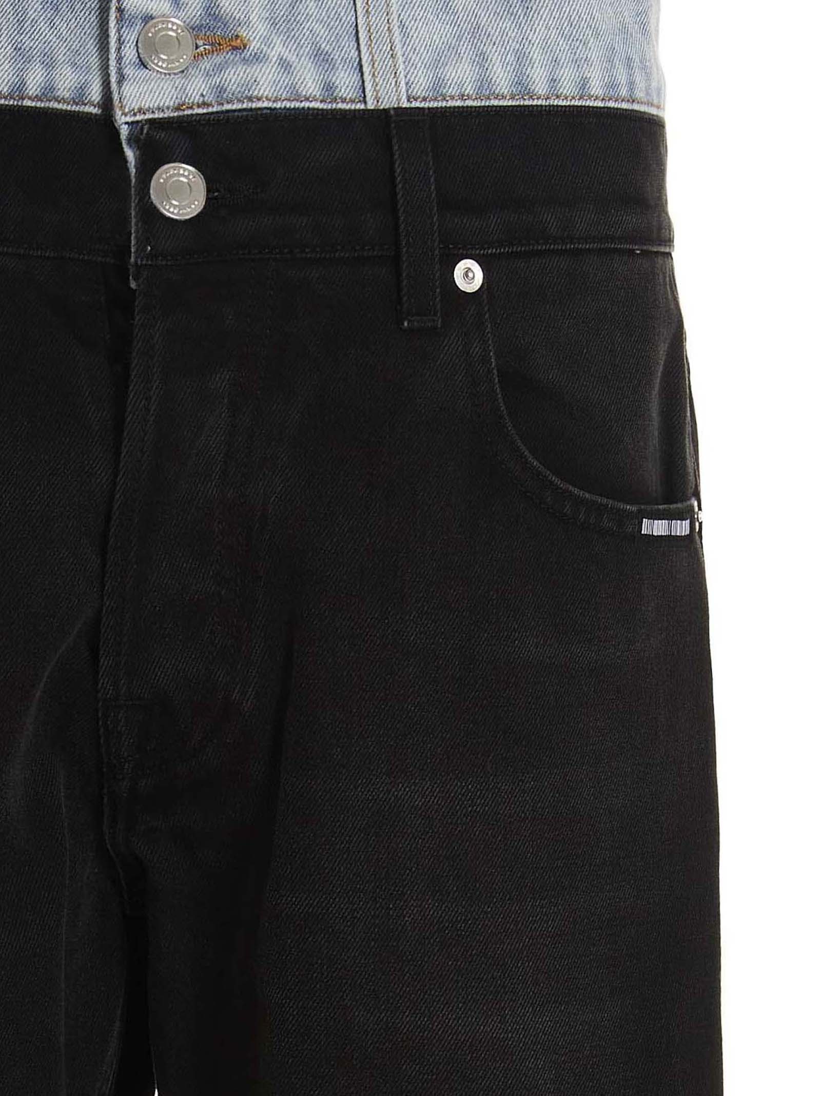 Shop Vtmnts Mid-rise Straight-leg Jeans In Black