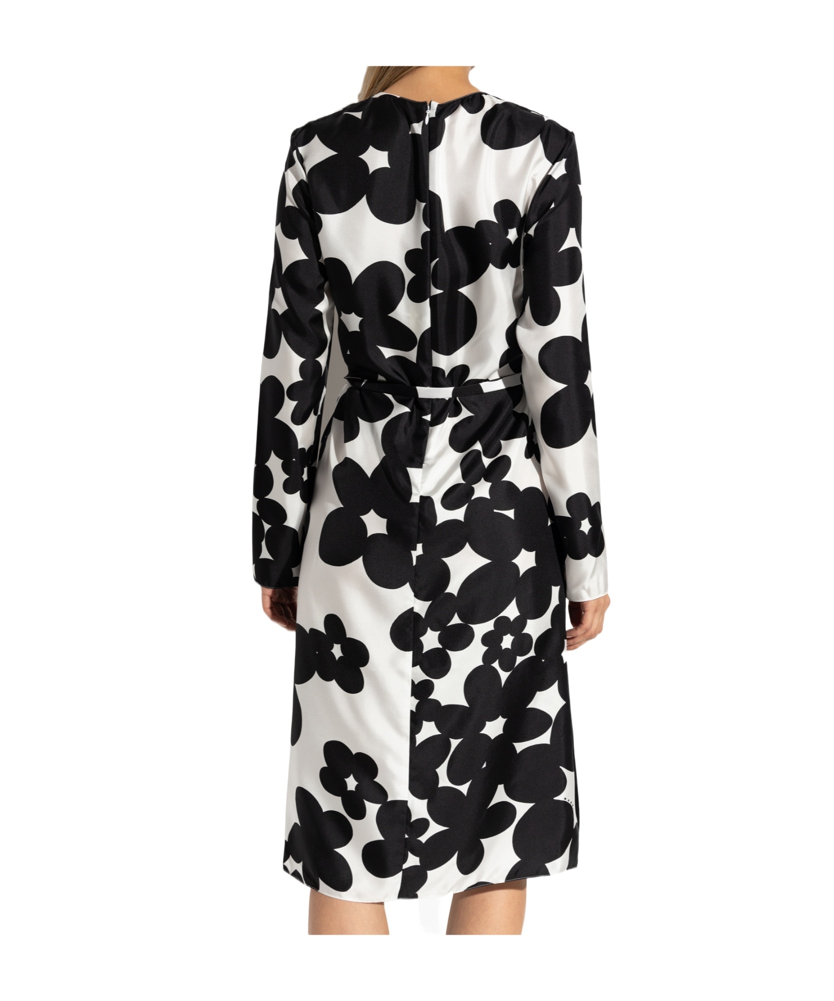 Marni Women's Dilles Print Silk Dress In Black