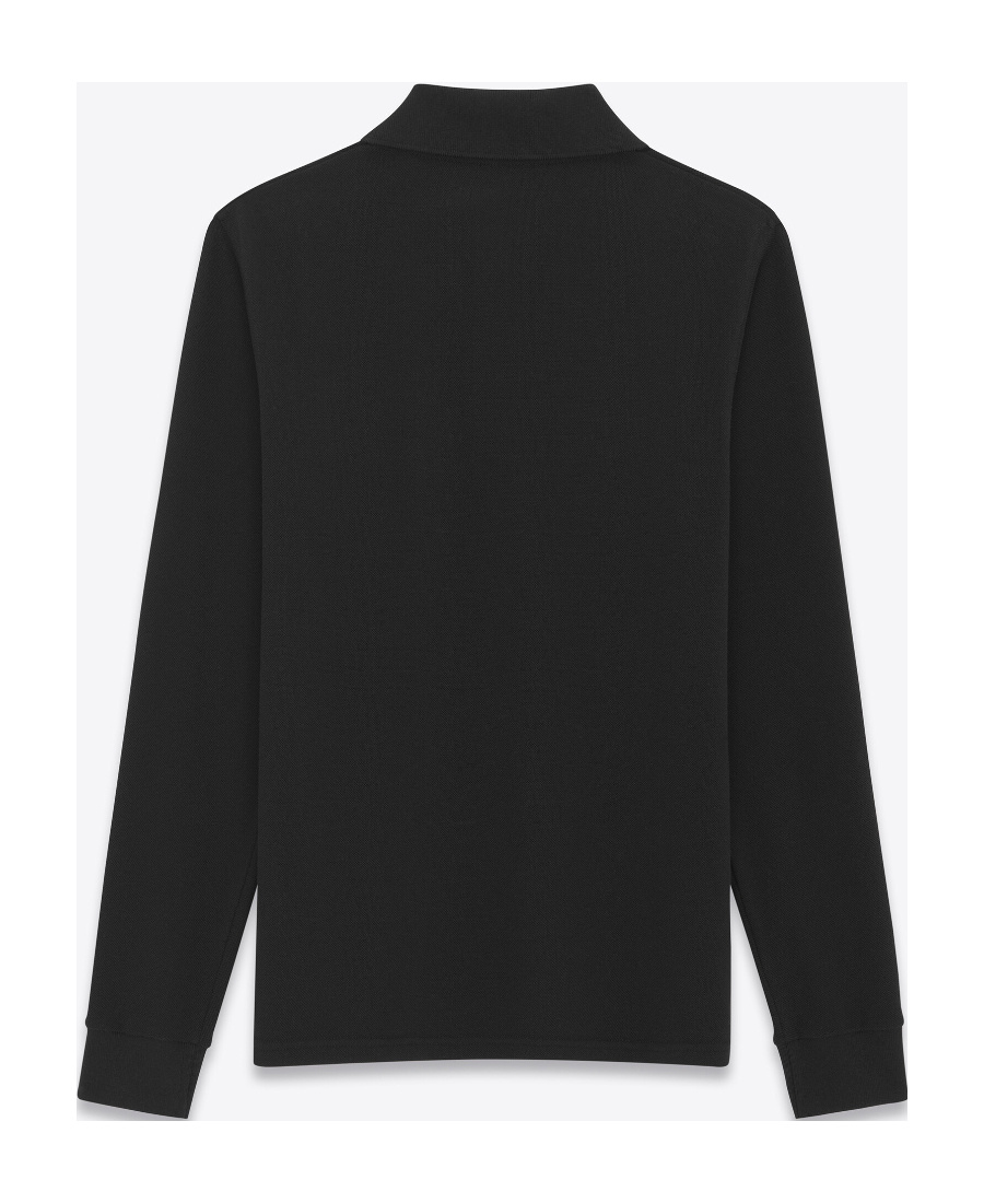 Saint Laurent Polo Clothing In Black