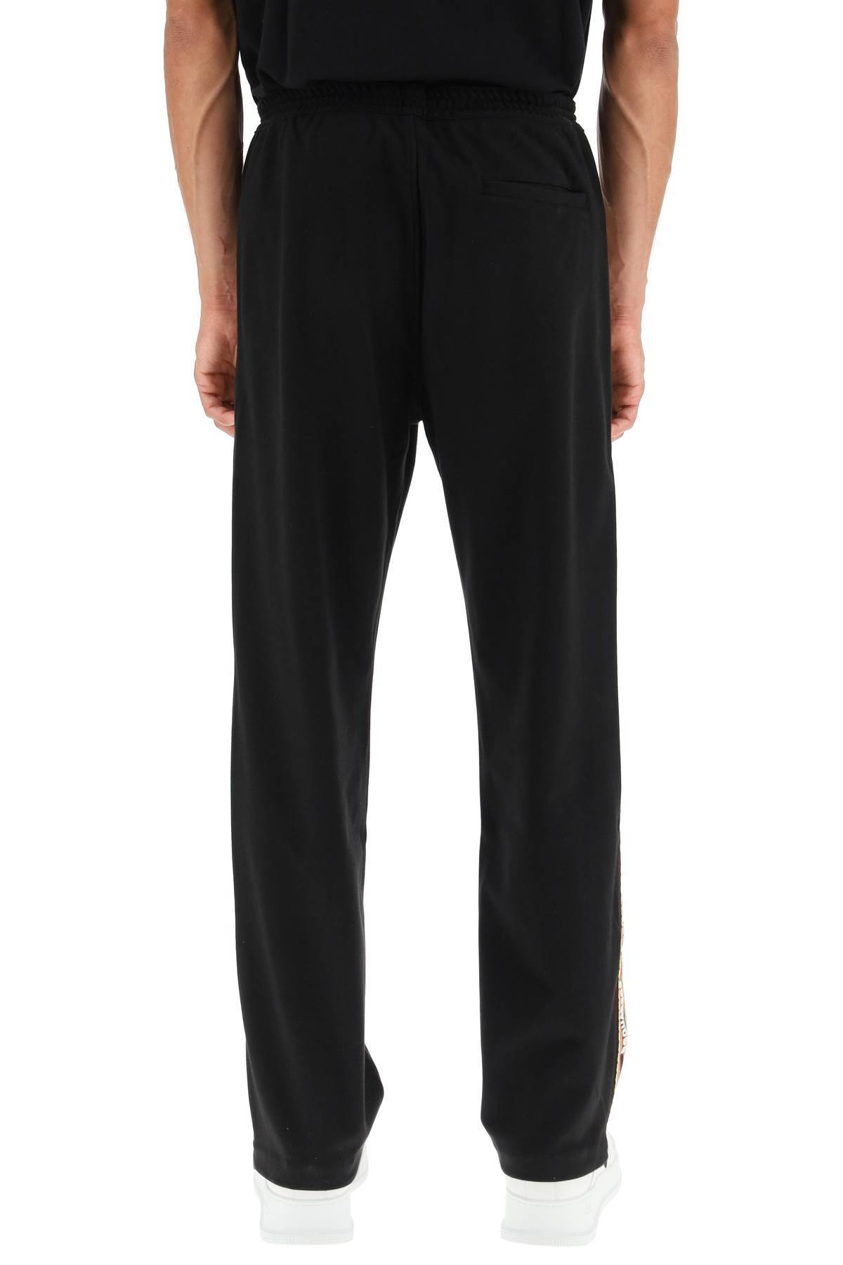 Dsquared2 Logo-print Cotton Track Pants In Black