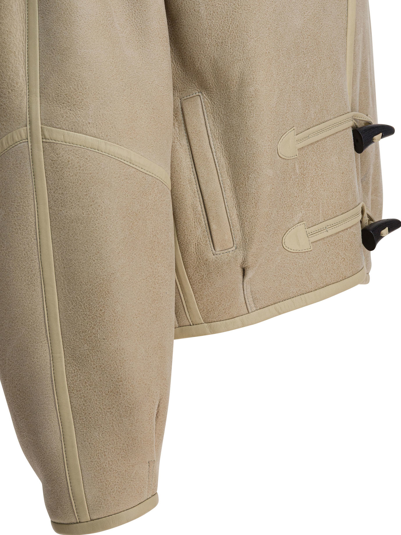 Isabel Marant Amiel Shearling Coat In Brown