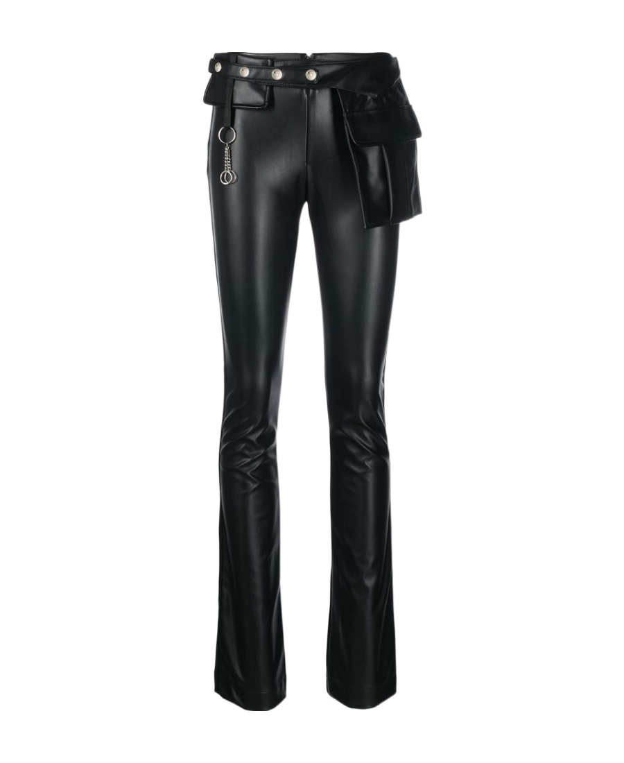 Coperni Waist Slim-fitting Casual Pants In Black