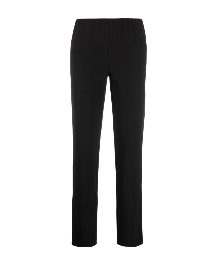 P.a.r.o.s.h Cropped Elasticated Leggings In Black